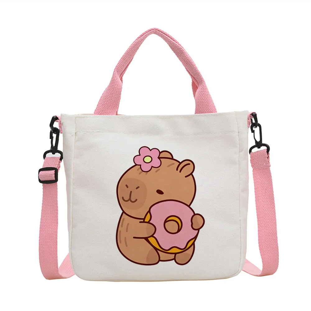 Capybara tote bag torba na zakupy personnalisable grocery einkaufstasche woman