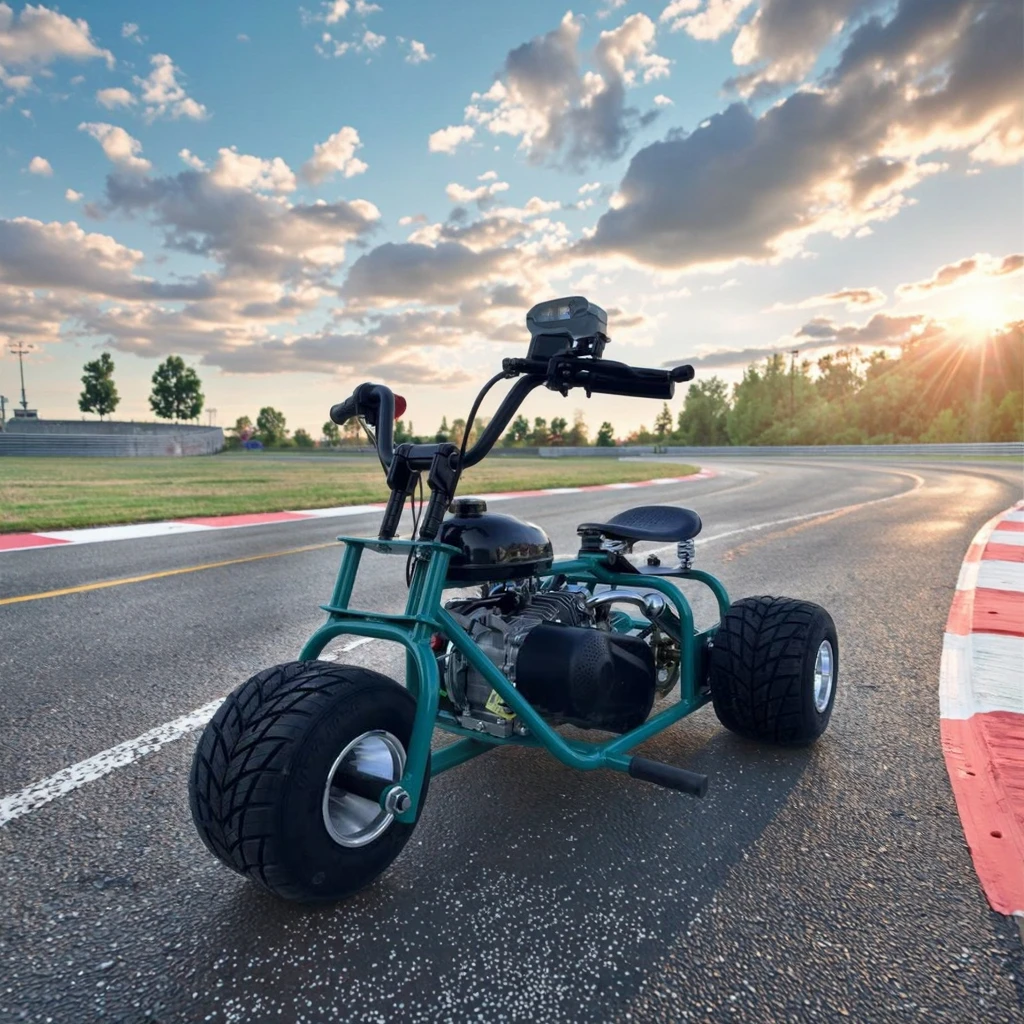 

OEM/ODM Pedal Go Kart 212cc 4-Stroke Petrol-Powered Hydraulic Disc Brake 5-Inch Tires Single Seater Steel Frame 50km/h Max Kart
