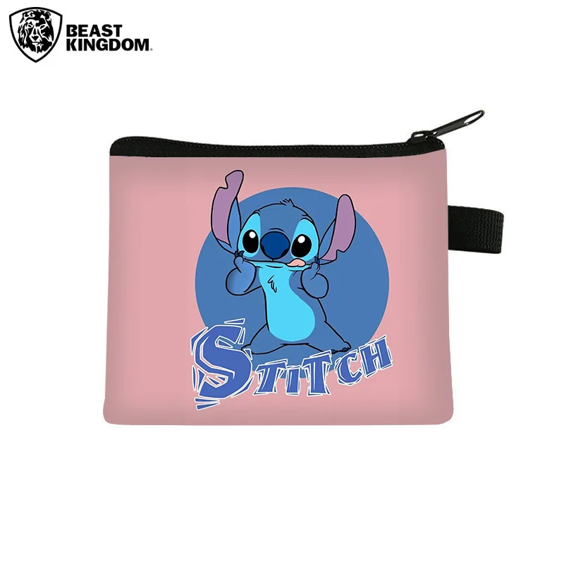 BEAST KINGDOM Stitch portamonete Mini Handbag Cartoon Bags Anime periferiche Cute portamonete regali per bambini portachiavi per adulti