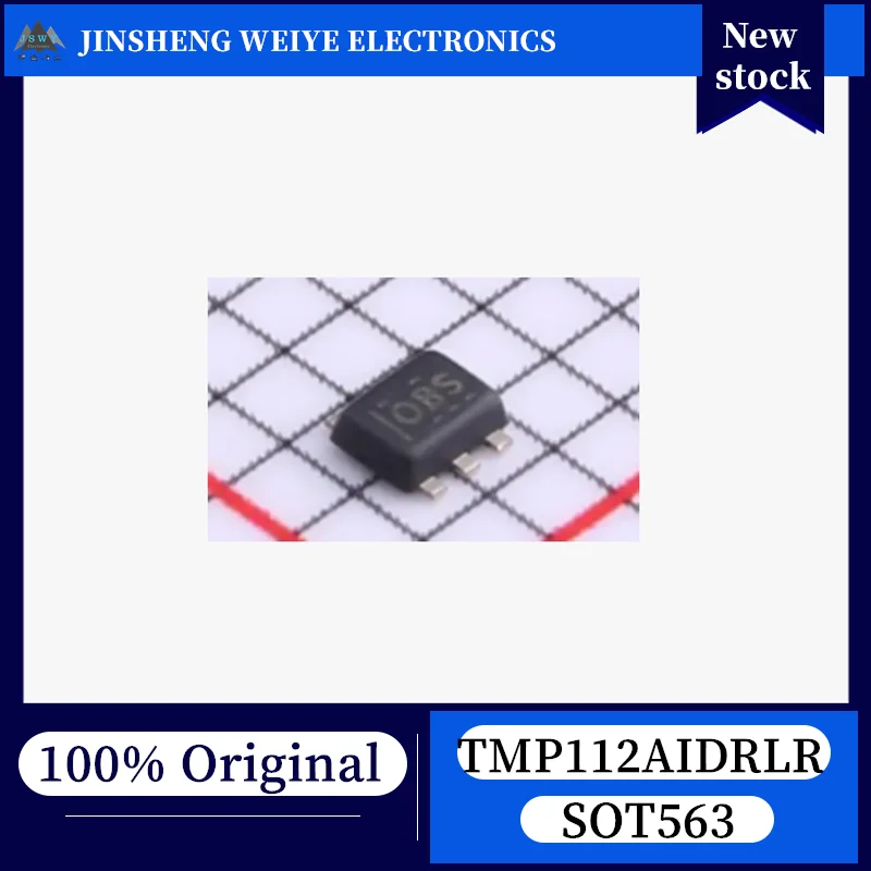(10/100 قطعة) مستشعر درجة الحرارة الرقمي TMP112 TMP112AIDRLR OBS SOT-563، جديد 100%، أصلي، متوفر في المخزون، شرائح