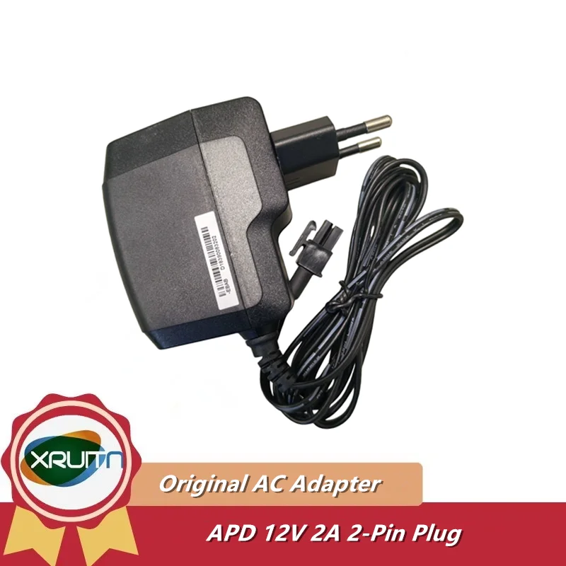 Genuine WA-24Q12R AC Adapter 12V 2A 24W Charger for Fortinet FortiGate 30E 50E Power Supply