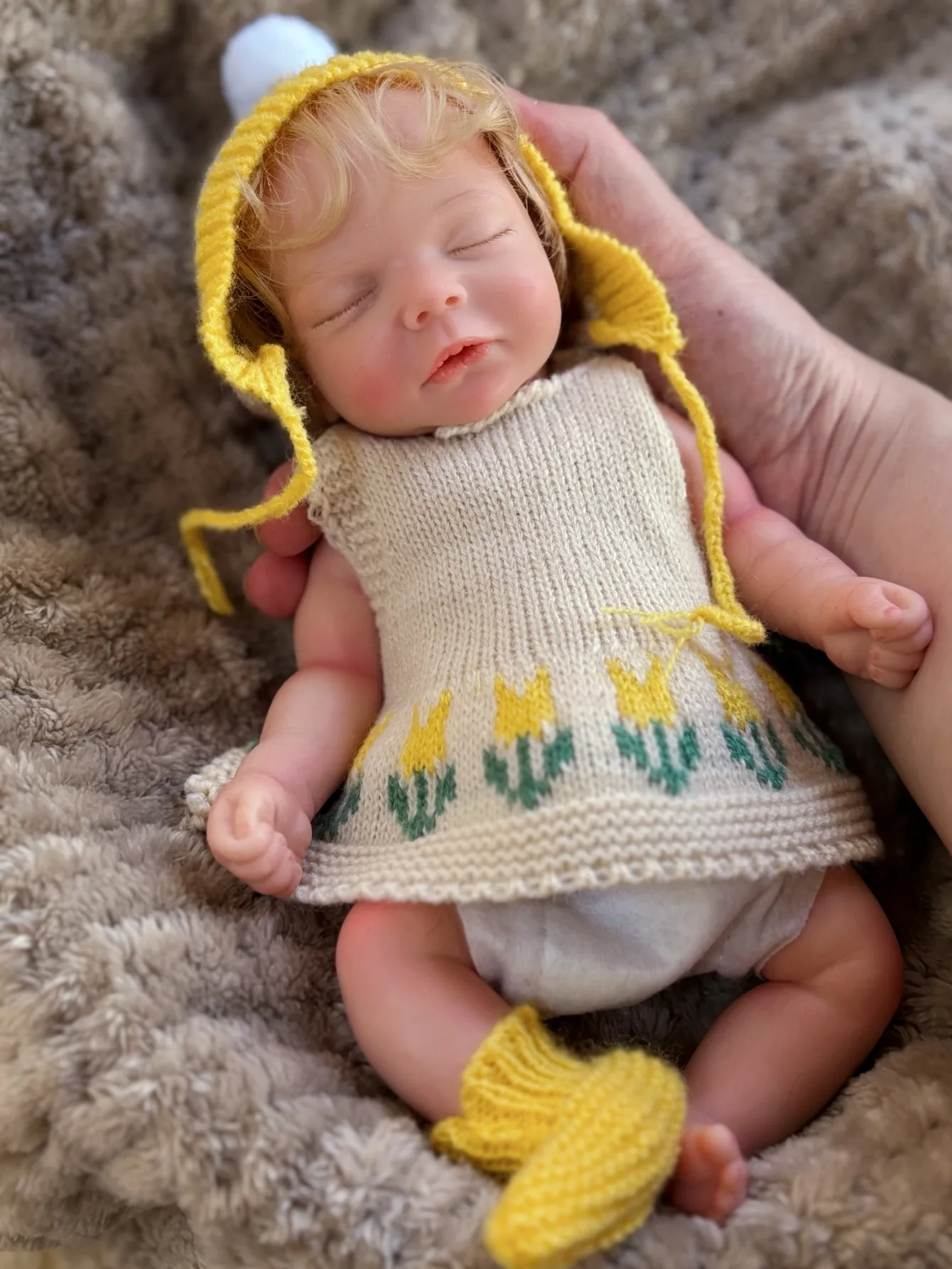 

10 Inch 25Cm Sam Silicone Reborn Doll Soft Touch Newborn Baby Girl Handmade Bebe Reborn Baby