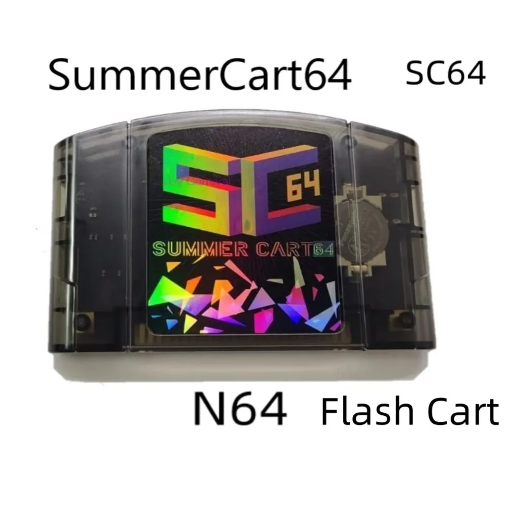 SummerCart 64 SC64 Open Source Game Card N64 with Built-in Emulator For Nintendo 64 Console Gift 32GB TF Card 5400 Games