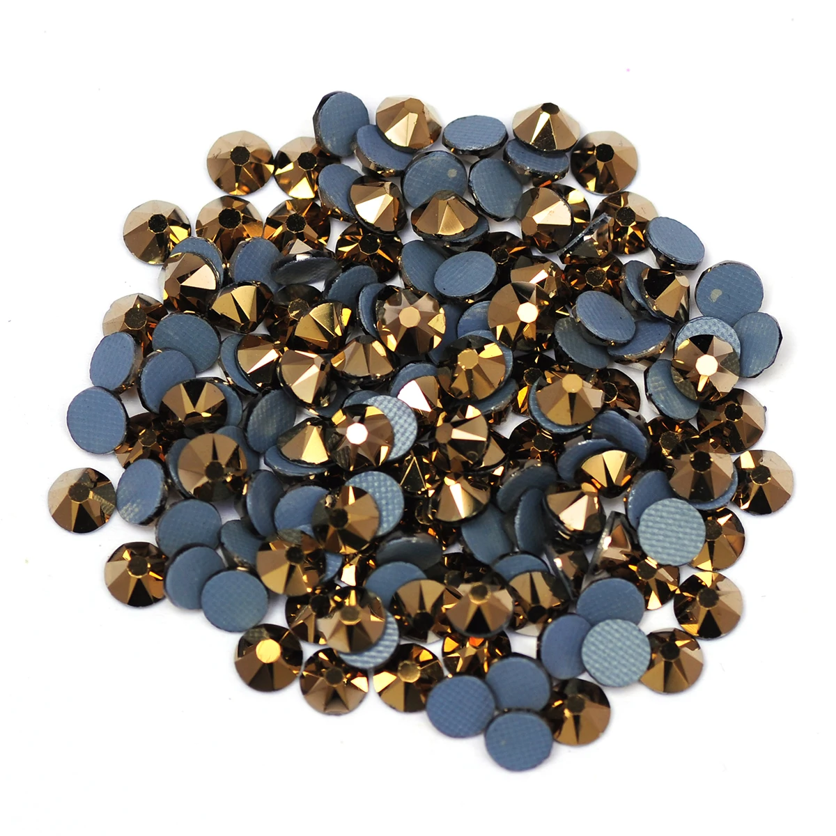 PUBRILEX-Crystal 16-Facetten Xirius Strass Schimmer AB Strass-Effekt Hotfix Flachrückseiten-Strasssteine für DIY-Kleidungsdekoration – Detail 3