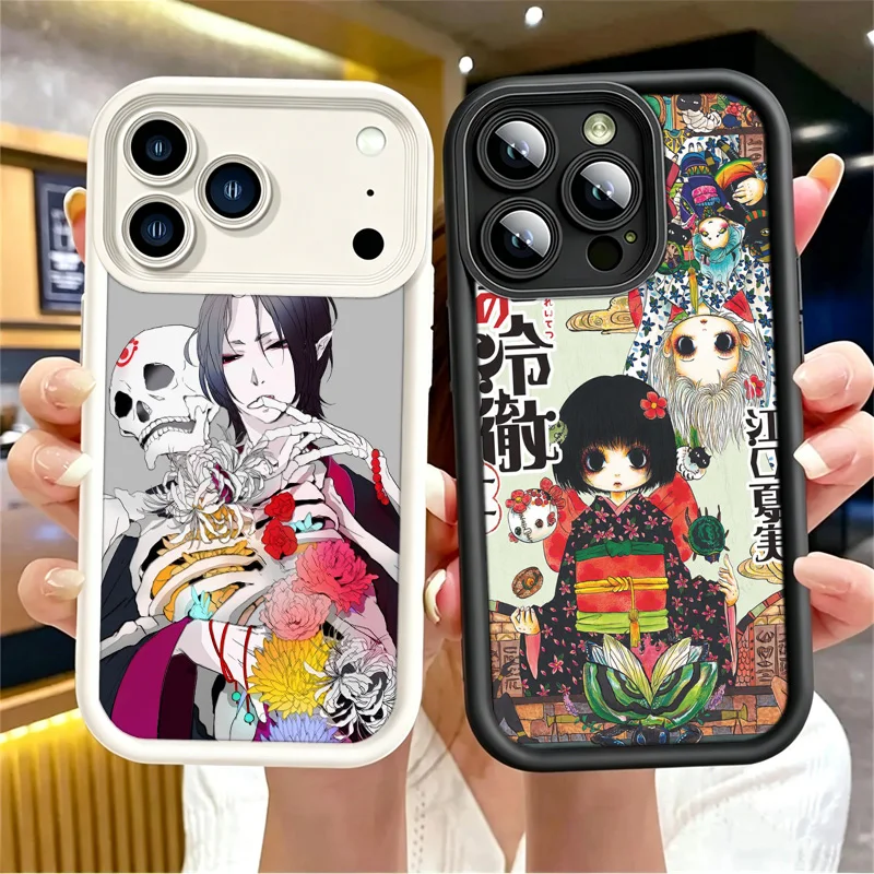 Чехол Hoozuki no Reitetsu для iPhone 17 Air, 16E, 17E, 16 Pro Max, 15, 14 Plus, 13 Pro, 12 Mini, 11 – Защитный чехол-накладка
