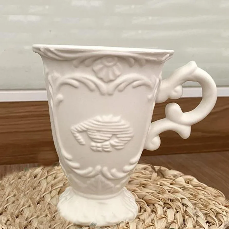 طقم شاي القهوة السيراميك على الطراز الباروكي الإيطالي وعاء إبريق الشاي #1