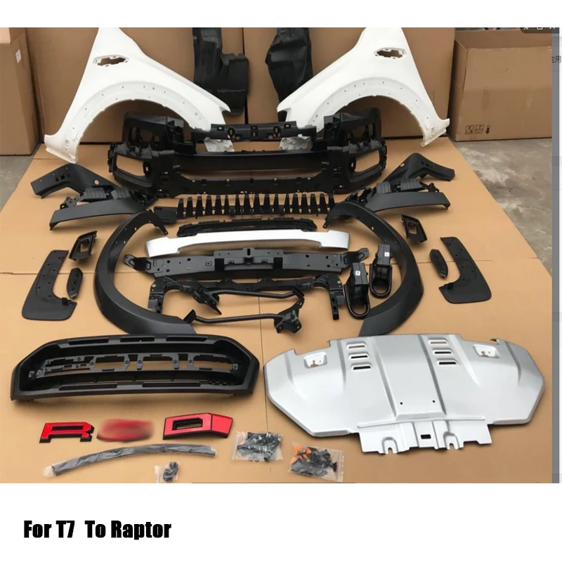 

For Rnger T7 2016 2017 2018 2019 Body KIts Updage Raptor Front Bumper for Raptor Type