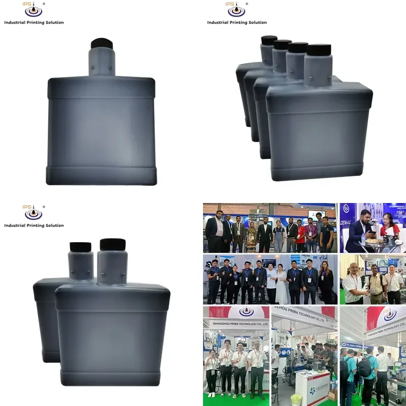 HCY Compatible 302-1001-002 Citronix Ink with RFID TAG 750ML General Black for Ci3200/ci3300/ci3500/ci3650 Cij Inkjet Printer