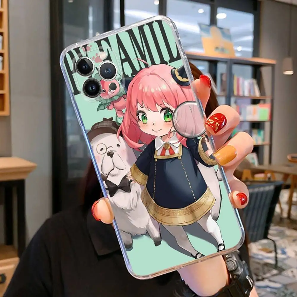 Spy Family Anya Case For Iphone 17 16 15 Pro Max 11 12 13 14 Pro Plus Phone Cover