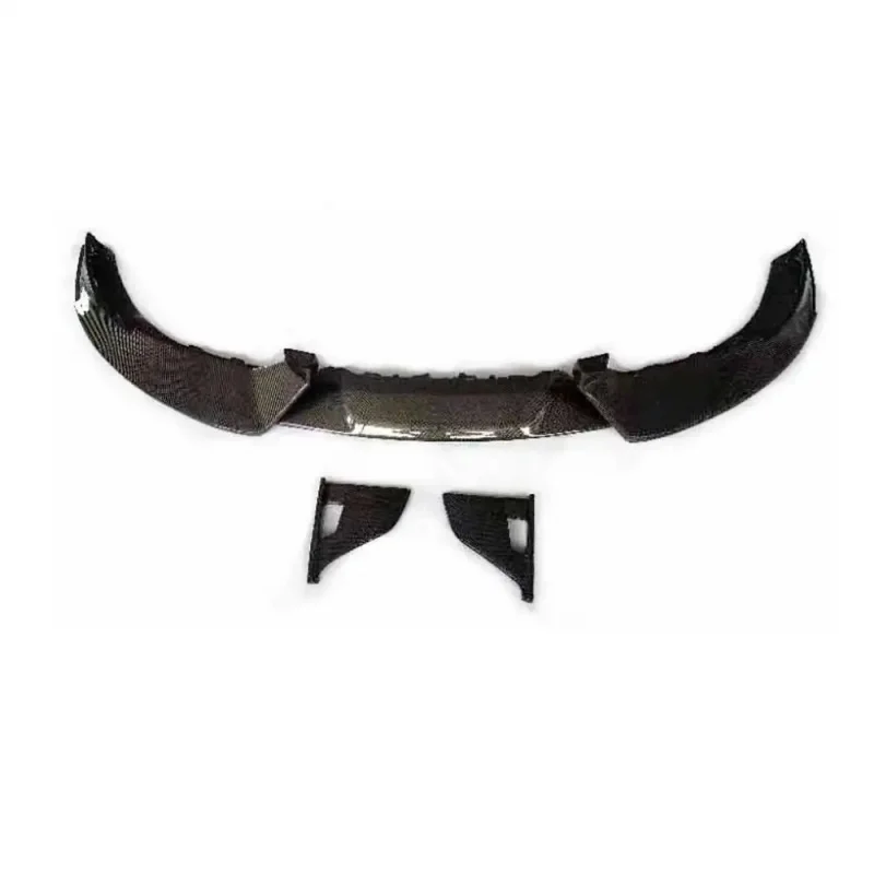 

Передний бампер из настоящего углеродного волокна в стиле M, разделитель для подбородка и губ для Porsche Taycan 2019+