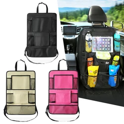 Autostoel opbergorganisator Multifunctionele Oxford stof Auto achterkant Multi Pocket opbergtas met touchscreen tablethouder