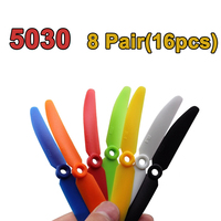 8 Pair 5030 Propeller Nylon 5x3 Prop CW CCW for Quadcopter QAV250 FPV Props