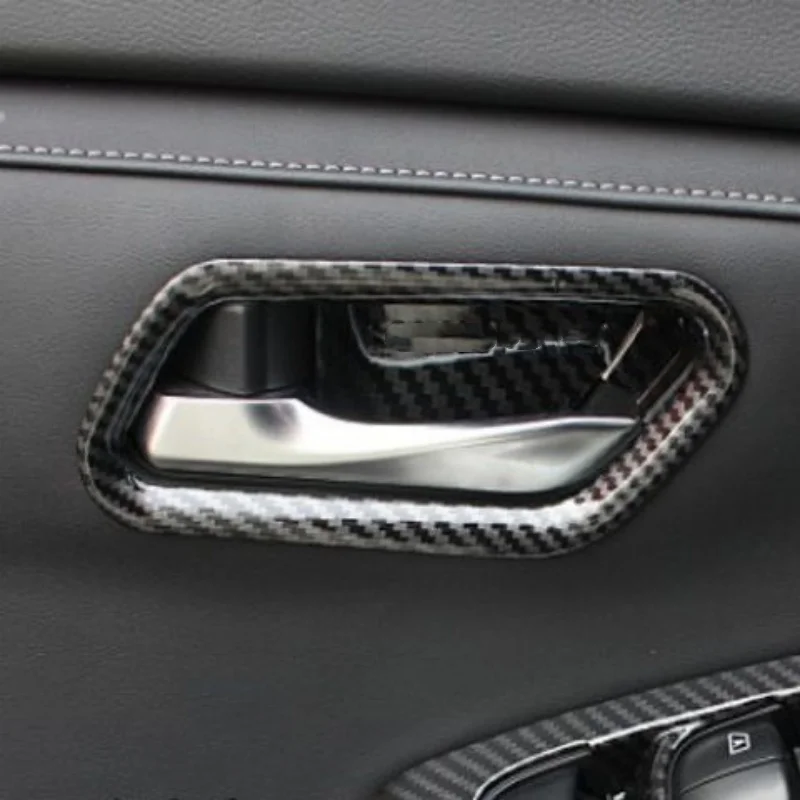 LHD Car Window Lift Switch Button Panel Cover Trim For Nissan Sentra Bluebird Sylphy 2020-2023 Carbon Interior Accessories