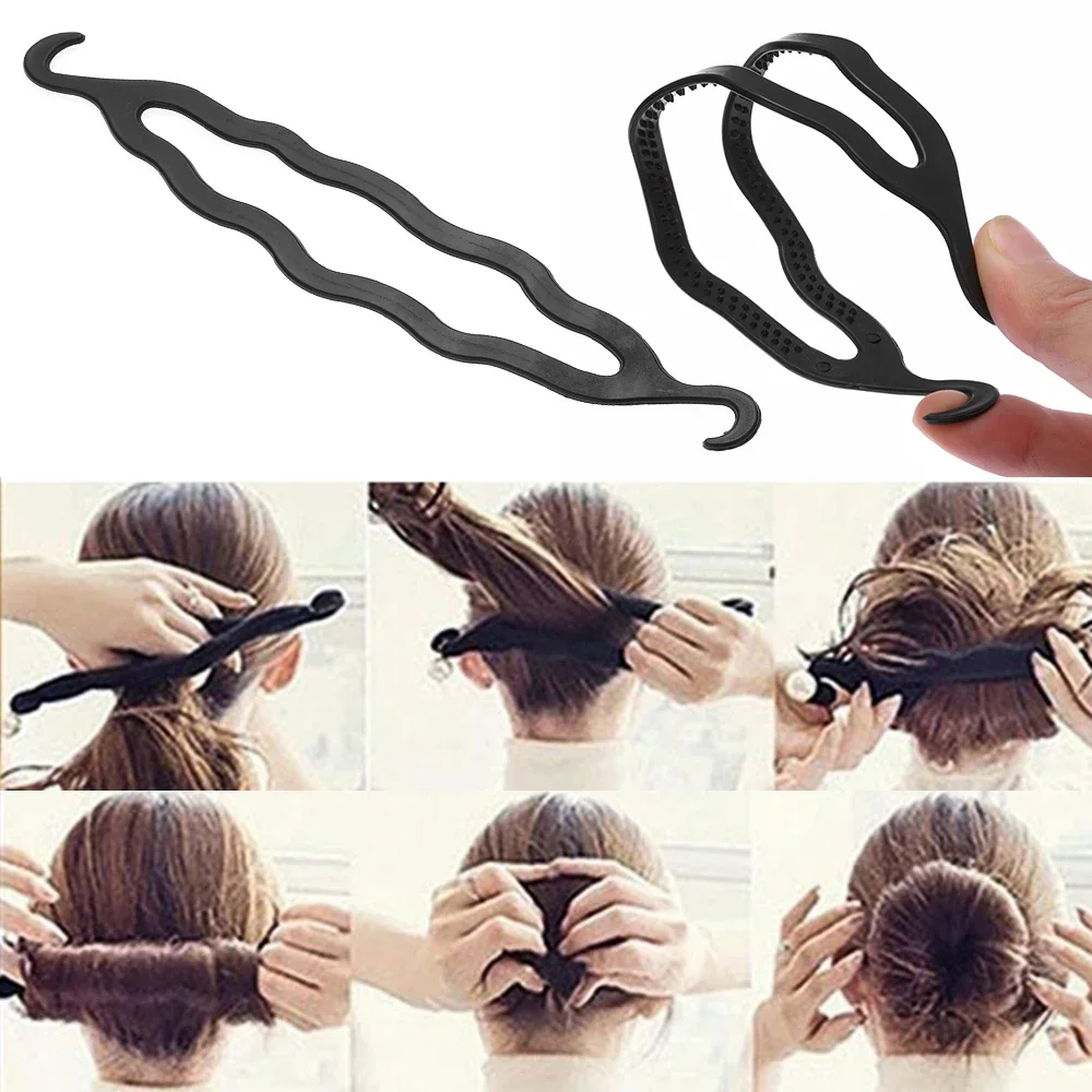 Narzędzie do warkoczy włosów Spinka do włosów Spinka do włosów Roller Maker Twister Curler Kucyk Przenośne nakrycia głowy DIY Akcesoria do stylizacji Narzędzia волос
