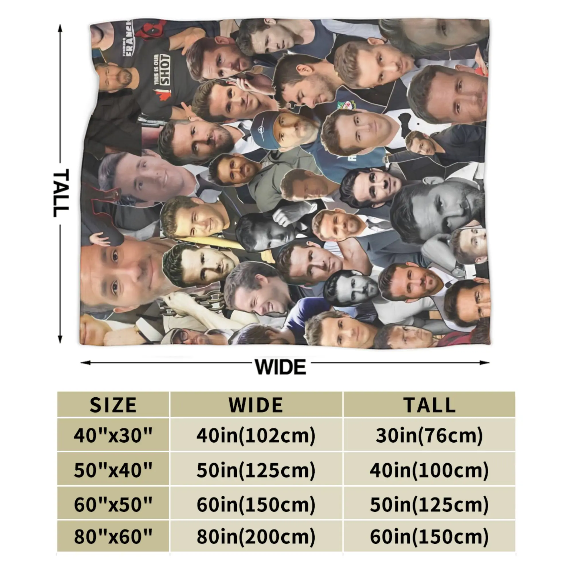 الممثل R-Ryan Reynolds كلية البطانيات التخييم الفانيلا رمي بطانية للأريكة السرير الدافئة مخصصة جودة المفرش هدية فكرة