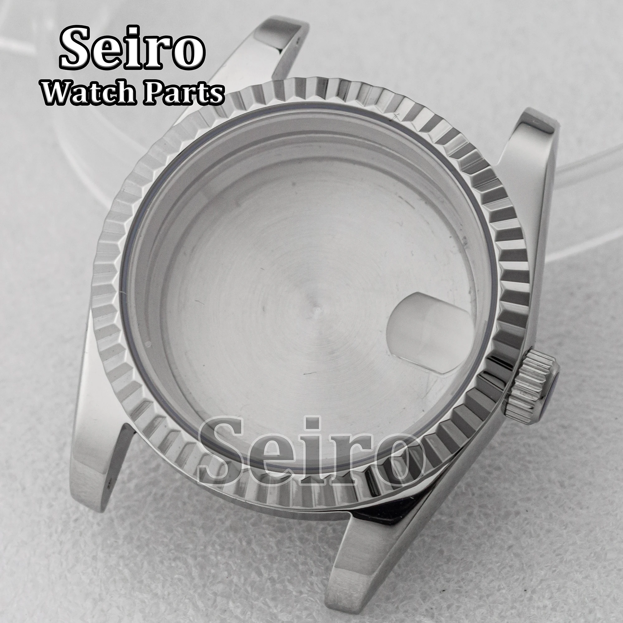 

36MM/39MM Watch Case Stainless Steel 10ATM Waterproof Tooth Watchcase Sapphire Craystal Glass for Datejust NH35 NH36 Movement