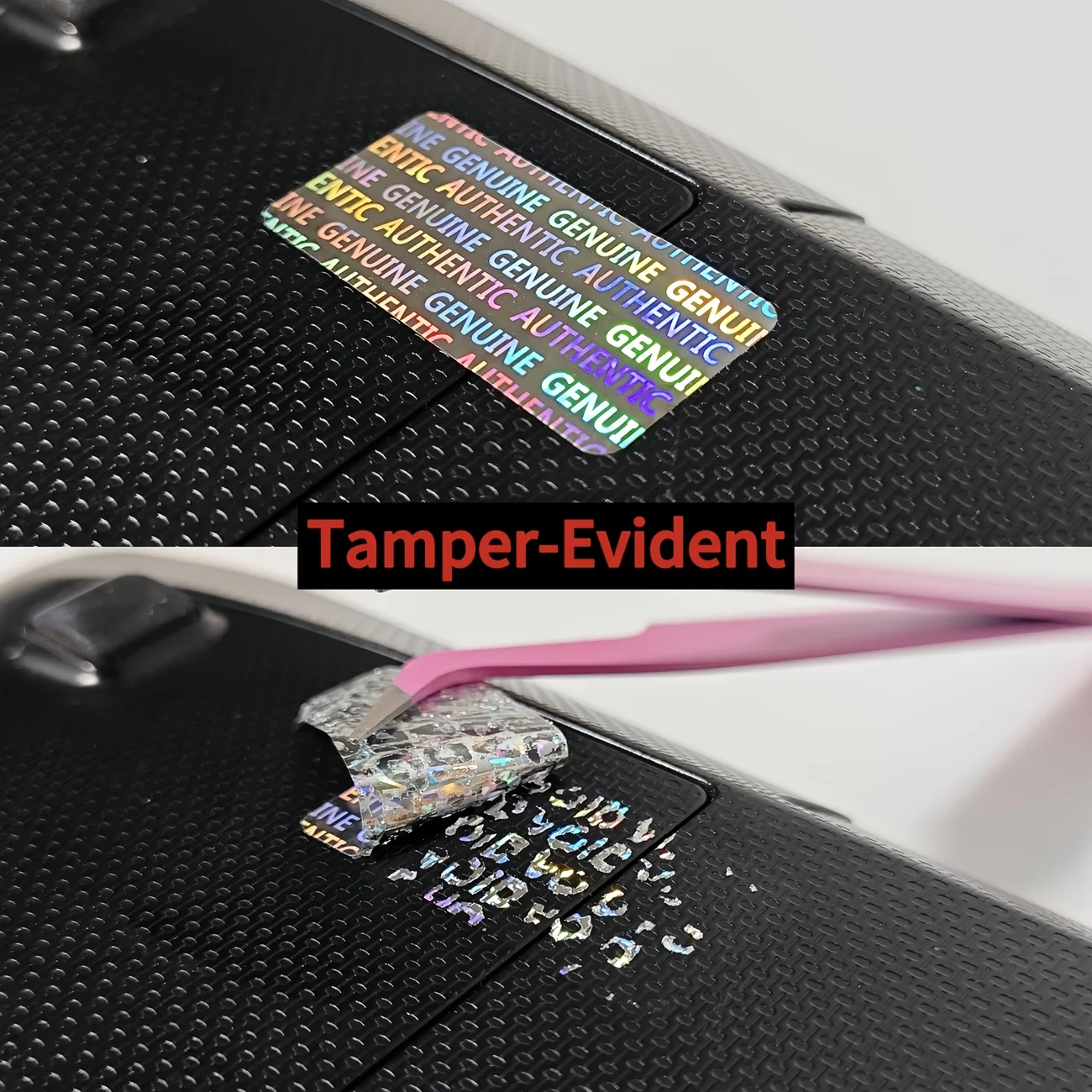 1000pcs Hologram Security Seals Label Stickers, VOID Tamper Evident Genuine Authentic Original Sticker for Gift Packaging