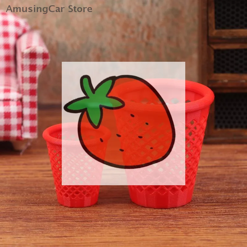 نموذج صندوق قمامة مجوف مصغر بمقياس 1/12 لديكور بيت الدمى #5