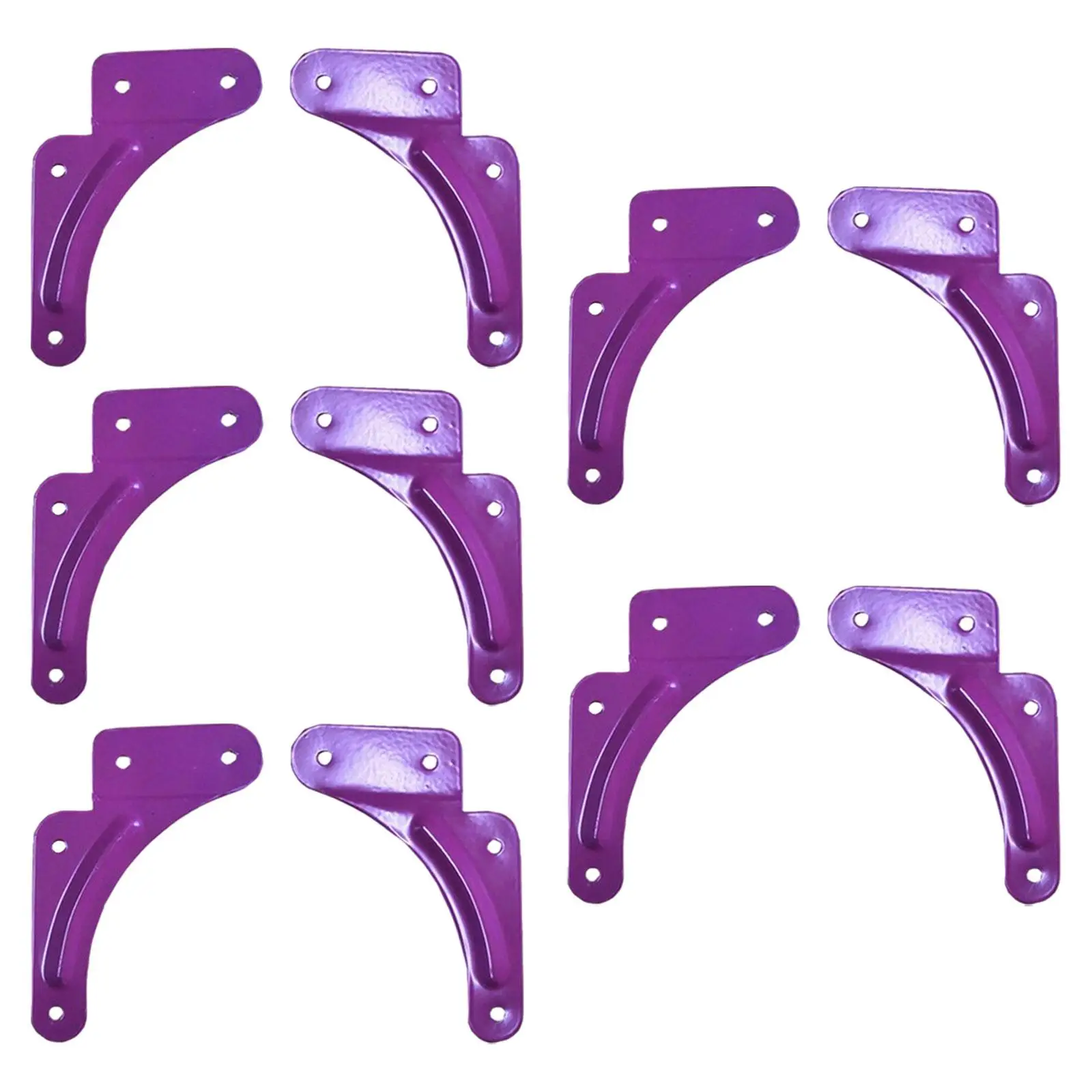 10Pcs Step Ladder Reinforcement Mounting Plate Single Straight Ladder Shelf L