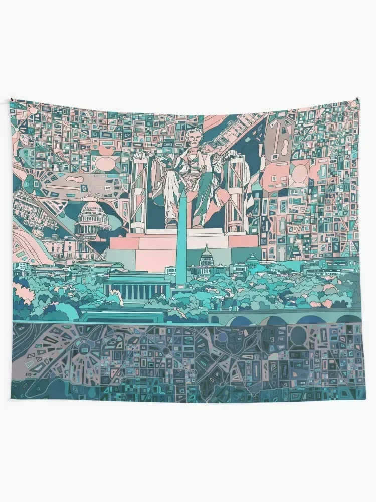 washington dc Tapestry Things To Decorate The Room Decoration Wall Tapestry