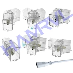 HAMRVL Volledig Koperen 2-Pins V/Y/L/T/I Connector Voor Led Lamp Is Geschikt Voor Omrande Zeshoekige Lichtbuis 110-240V