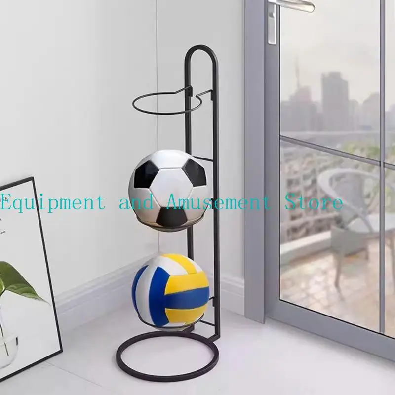 Y1UC Rolling Ball Rack Rack Rack Multilayer Ball Storage Storage Organizers สำหรับฟุตบอลบาสเก็ตบอลฟุตบอลวอลเลย์บอล