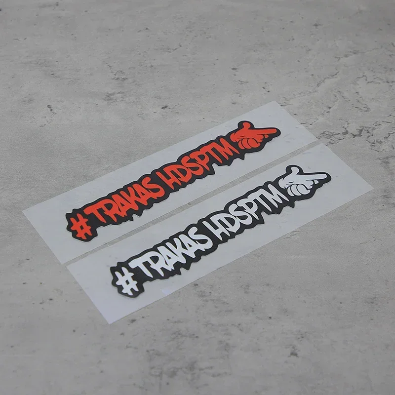 1PC Auto Motorrad " # TRAKAS HDSPTM" Aufkleberset, edgy Hand Gesture Pattern, personalisiertes Auto Moto Außenzubehör