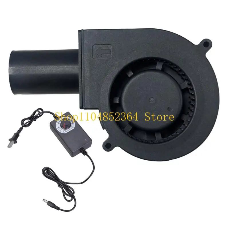 Double Ball Bearing 12V Cooling Blower Adjust Speed Control For Fireplaces Fires Starting Pet house Ventilation And Electronics