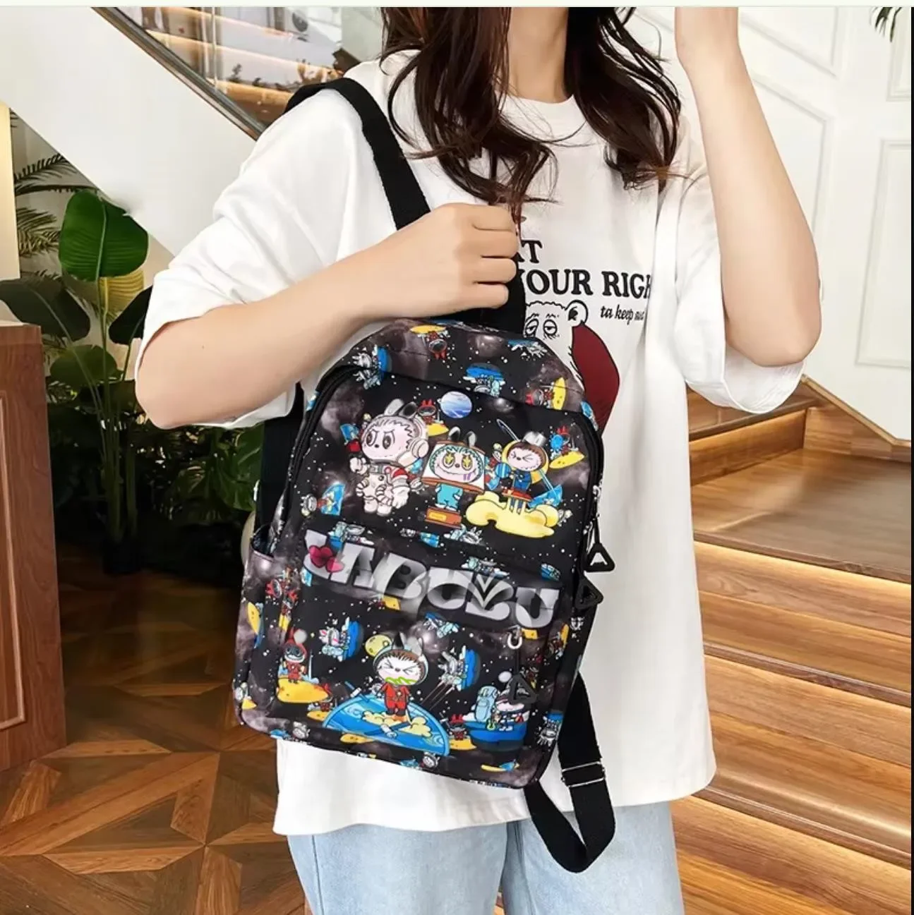 

Miniso Kindergarten Schoolbag Handbag for 12labu Cute Schoolboy Backpack Kindergarten Shoulder Bag Boy Girl Shoulder Bag