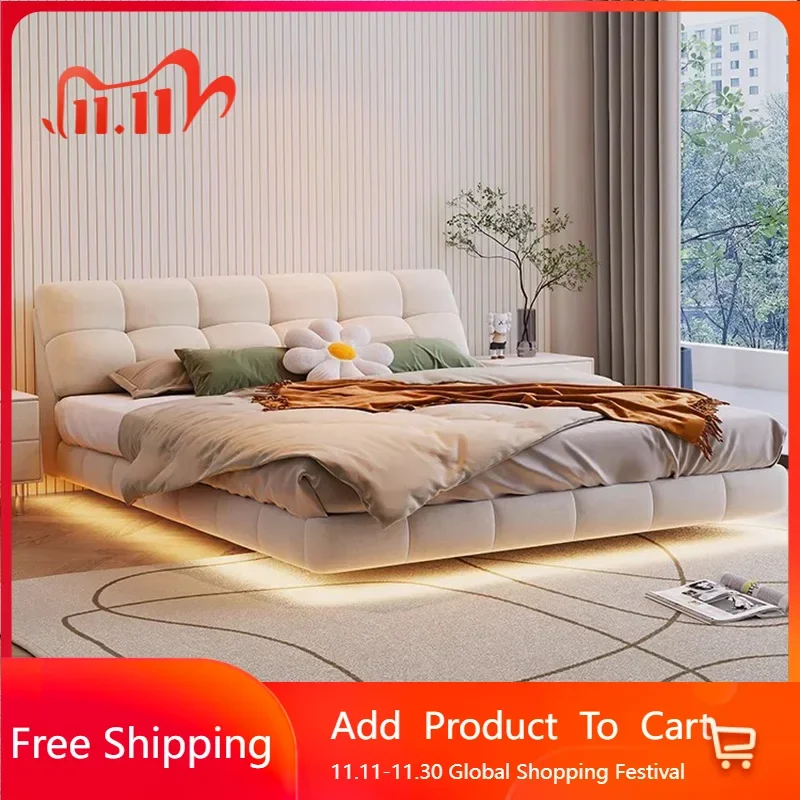 

Princess Portable Bed Sleeping Platform Travel Luxury Loft Queen Modern Bed Girls Design Tatami Cama Lounge Suite Furniture