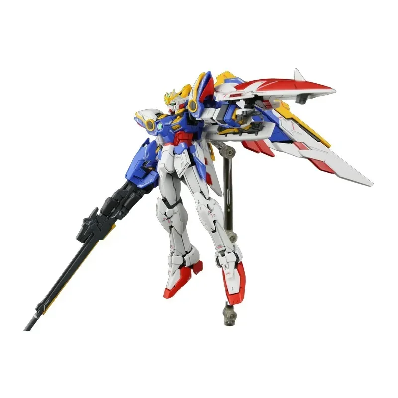 Bandai Original RG Standard Version 20 Wing Gundam EW Anime Action Figure Assembly Model Toys Gifts For Children