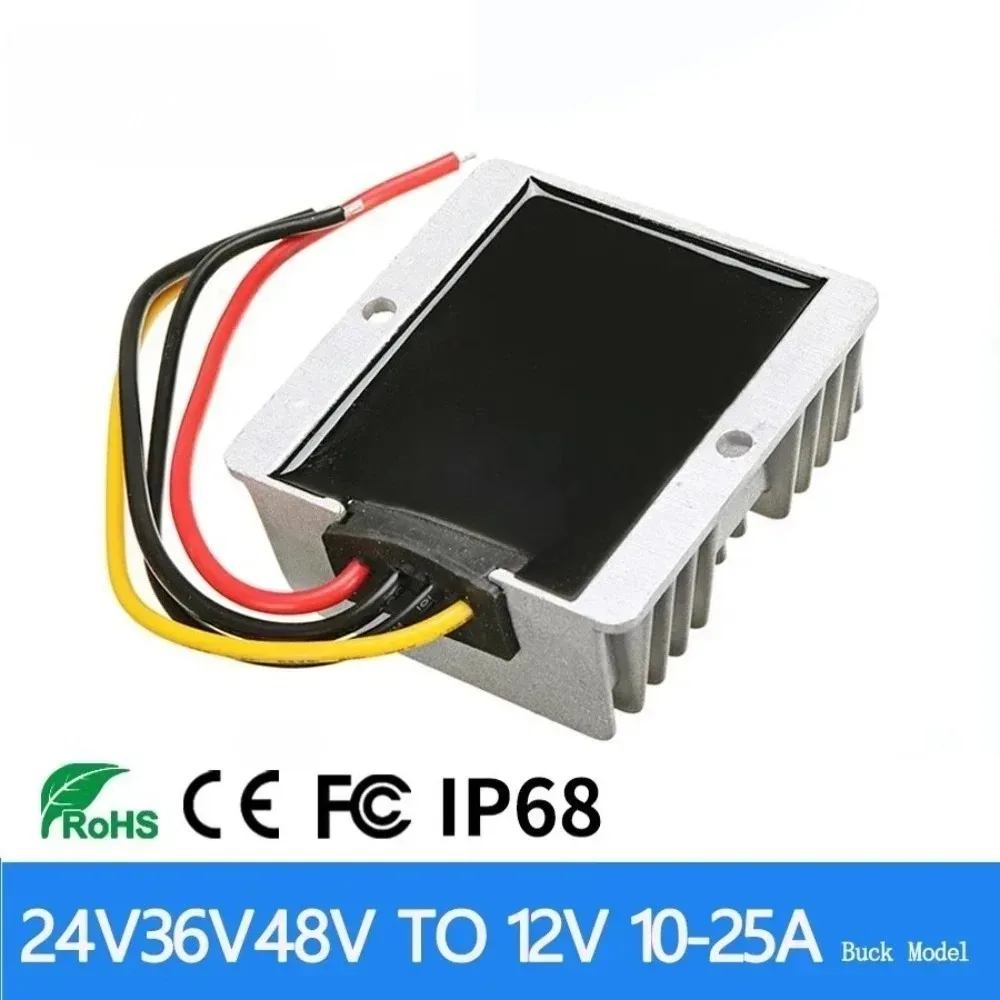 48V 24V 36V to 12V 30A 5A 10A 15A 20A 25A Step Down Model 36V-48V to 12V 300W Support 20-60V Input Voltage Buck Converter DC DC