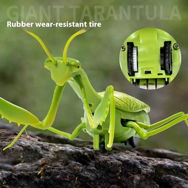 Jouet réaliste télécommandé, sauterelle, araignée mobile, petits animaux, jouets de Simulation pour garçons, farces amusantes, cadeaux RC, bricolage