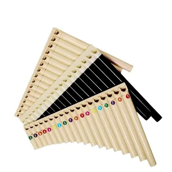 Miwayer Pan Flute 18 Pipes Eco-friendly Resin C Tone Easy Learn Pan Flute Pan Pipe Musical Instrument