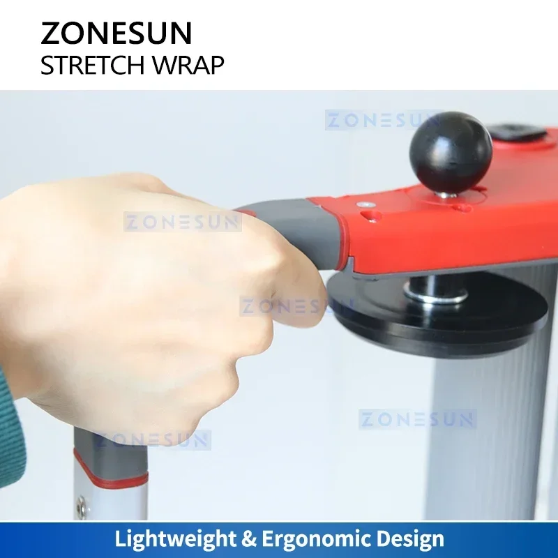 ZONESUN ZS-SFD1 Handheld Stretch Film Wrap Machine Stretch Film Dispenser Wrapper