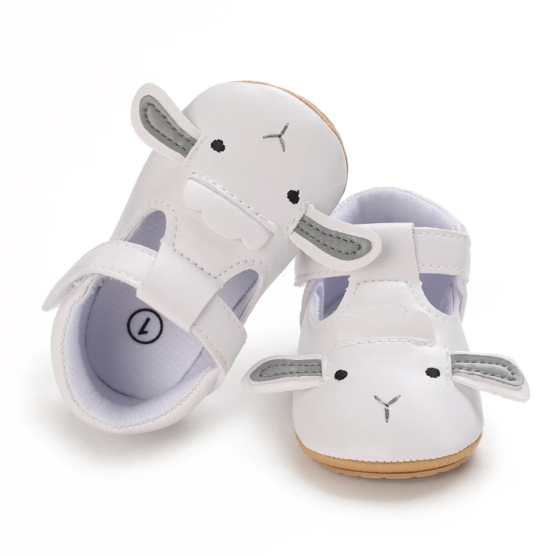 Spring and Autumn Baby Boys and Girls Cute Animal Print Casual Sports Shoes with Rubber Sole Lightweight Walking Shoes