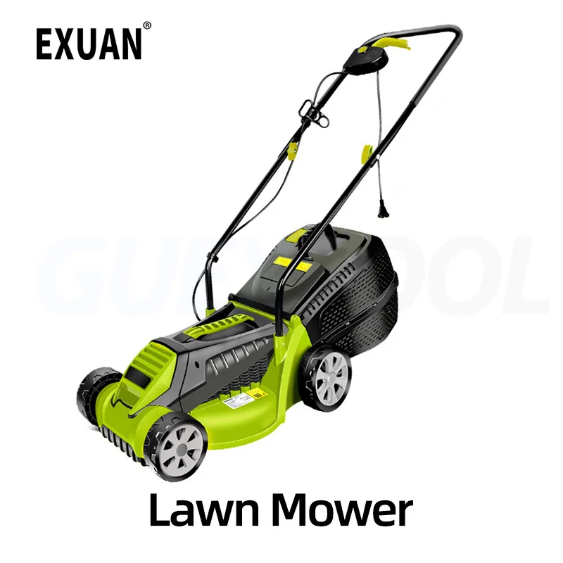 

2400W Electric Lawn Mower Hand Push Grass Cutting Machine Household Lawn Mower 1600W Grass Trimmer For Garden Courtyard