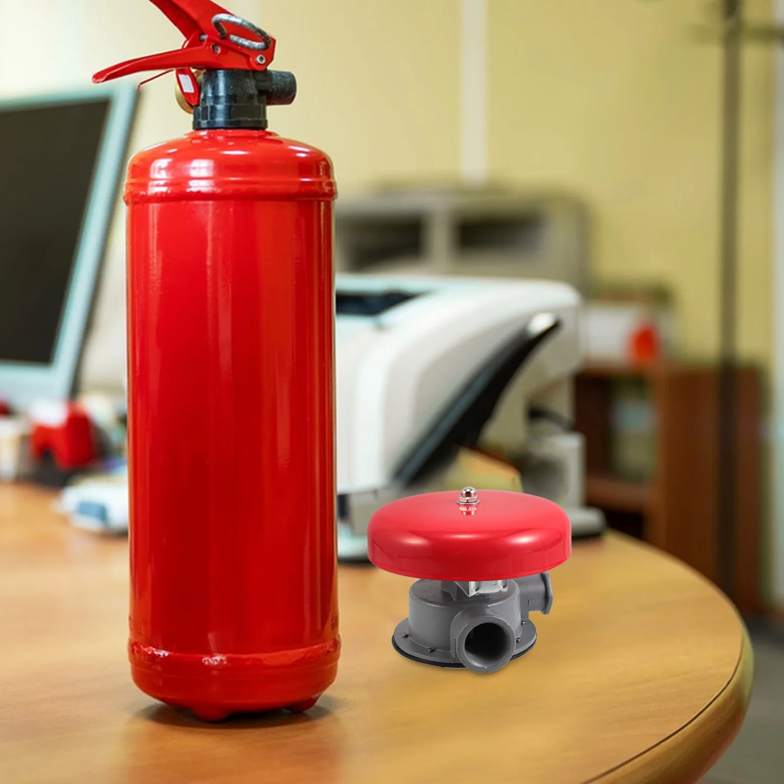 Fire Hydraulic Alarm Bell Metal Construction Loud Ringing Emergency Alert Wet Alarm Valve Industrial Home School Factory Safety