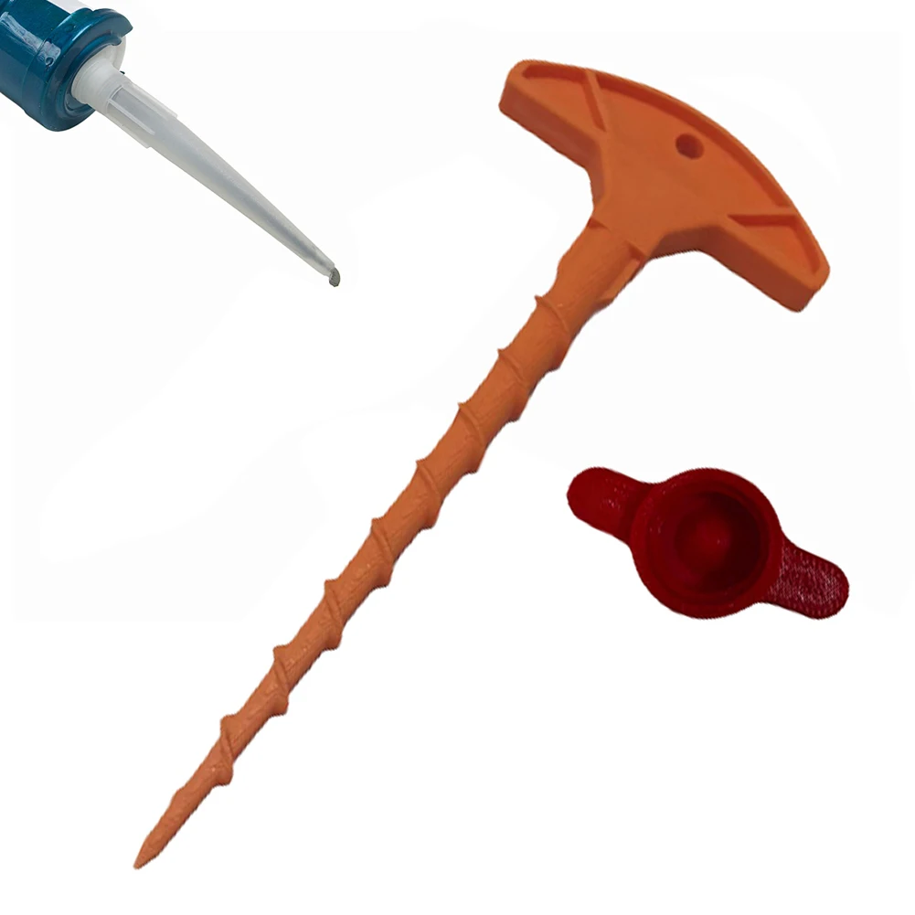 

1pc Glass Glue Sealing Cap Nozzle Cleaning Tools Portable Glass Caulk Tubes Prevents Drying Sealant Nozzle Dredge Tools