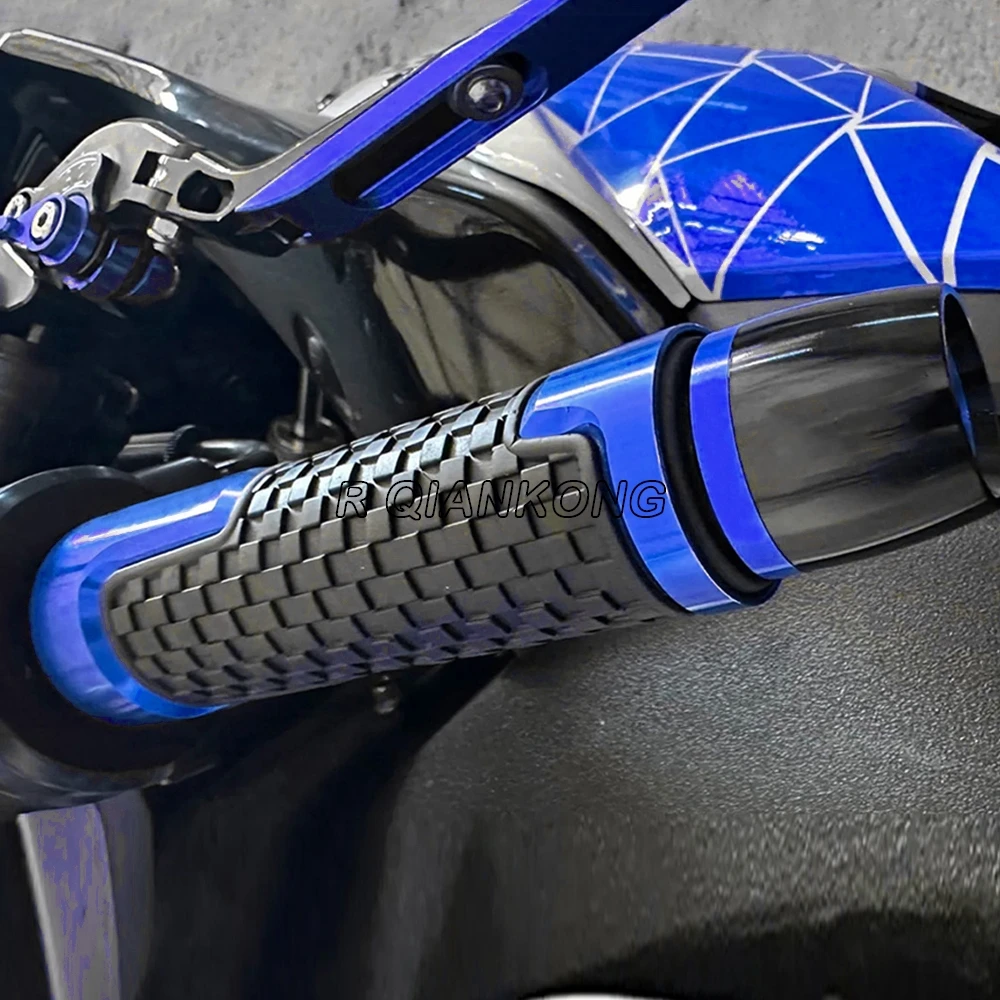 لسوزوكي SV650 SV 650S SV 650X ABS 1999-2025 2024 2023 2022 دراجة نارية المقود القبضات بار ينتهي قبضة اليد التوصيل المنزلق نهاية قبعات