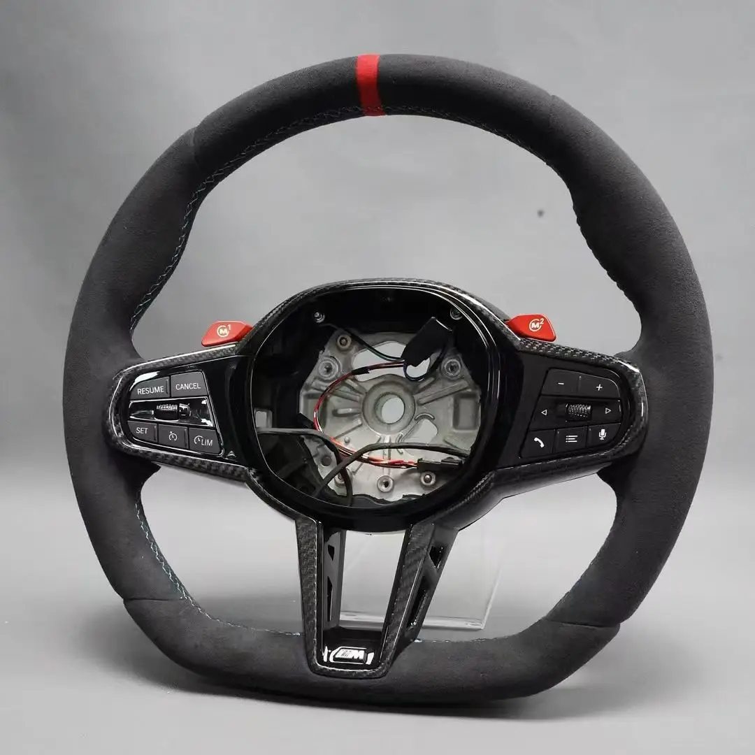 ل CS G سلسلة F30 G20 G22 G23 G26 G80 G81 G30 G32 G34 G36 M3 M4 M5 M الرياضة ألياف الكربون عجلة القيادة 2020 2021 2022 2023 #3