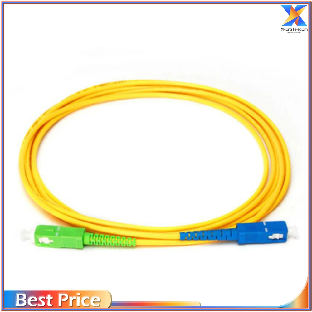 XFibra-SC UPC to SC APC Fiber Optical Patch Cable, Singlemode Simplex, 9/125μm, Bend Insensitive, 3.0mm, 3M