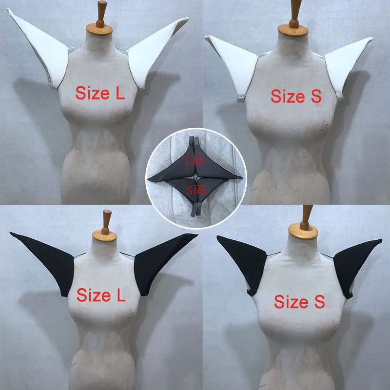 Nightclub Dj Ds Accessories Male Women Exaggerated Flying Shoulder Dancer Singer Performance Stage Costume Rave Outfit VDB5963