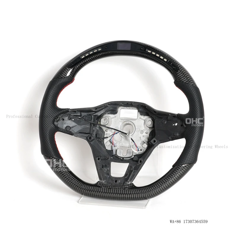 Suitable for 20-25 Volkswagen Golf 8 MK8 golf/gti steering wheel intelligent LED carbon fiber modification and upgrade