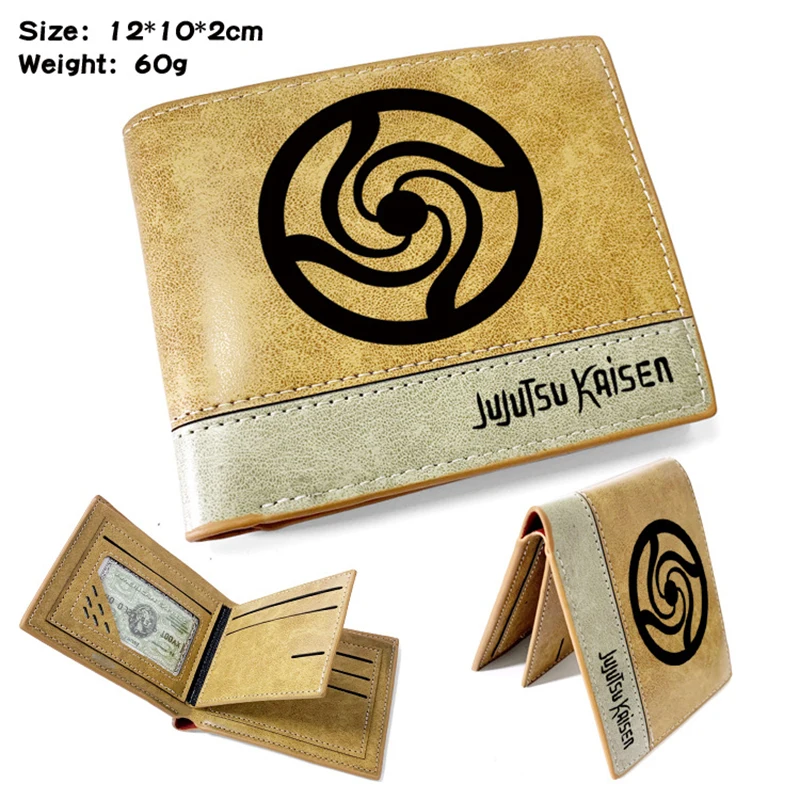 Animie Carton  Jujutsu Kaisen GOJO KOJI Wallet Short Purse With Card Holder