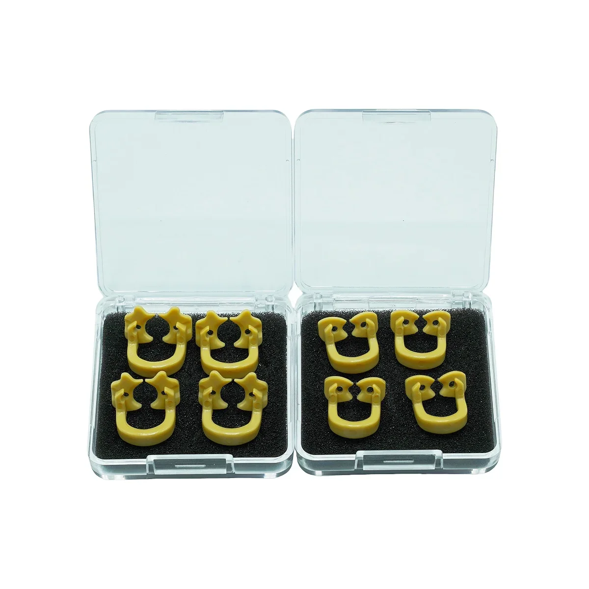 4 قطعة/صندوق الأسنان المطاط السد المشابك سد المطاط حاجز كليب مواد الراتنج أداة يمكن الأوتوكلاف 134 ° ج لأدوات طبيب الأسنان #1