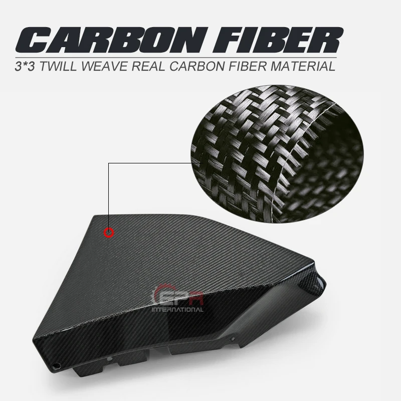 19+ A90 Tipe Double Carbon Car Part Rear Bumper Side Spat Trim