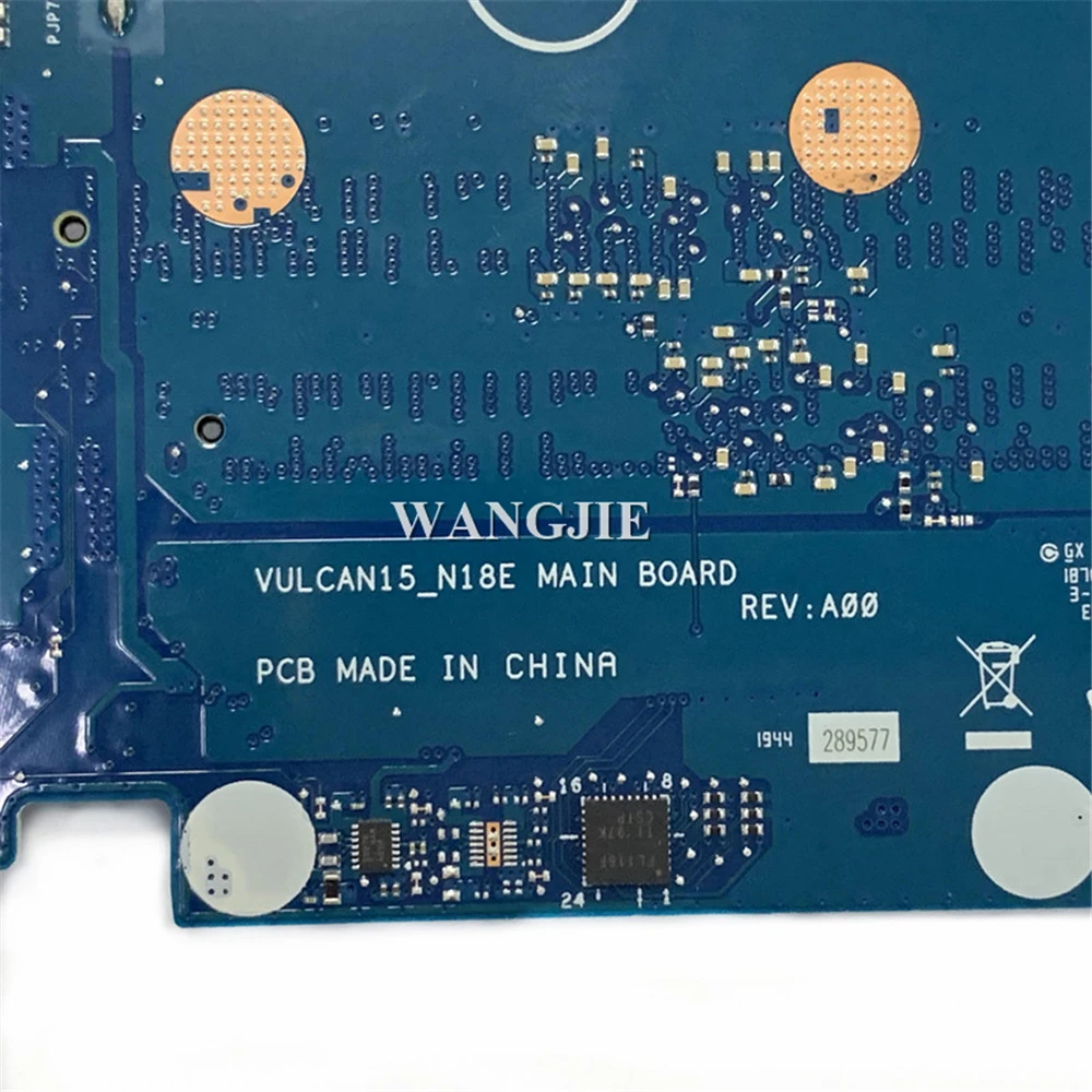 

Основная плата WANGJIE VULCAN15_N18E для DELL G5 15 5590 G7 7590, материнская плата для ноутбука CN-0MXHK3 0MXHK3 i7-9750H GTX 1660T 6 ГБ