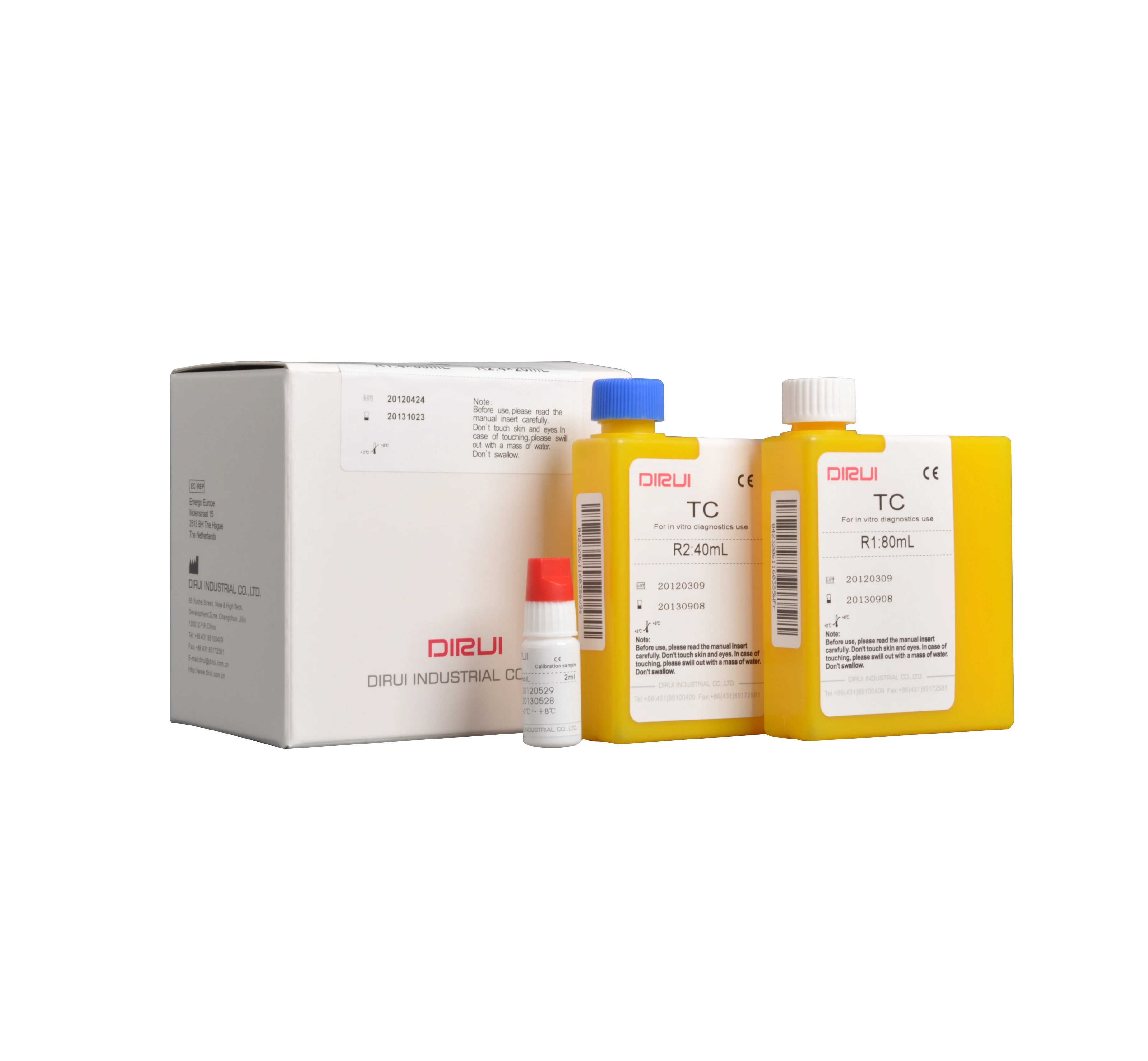 DIRUI clinic chemistry reagent for lipid panel blood analysis system