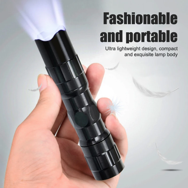 Portable LED Strong Power Flashlights Outdoor Camping Fishing Tactical Torch Multi-Functional Super Bright Flashlight